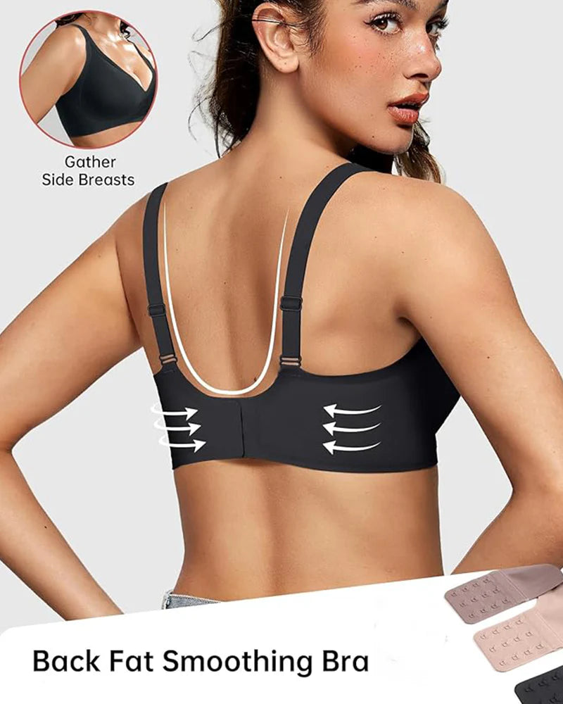 Seamless Wireless Jelly Plunge Bra