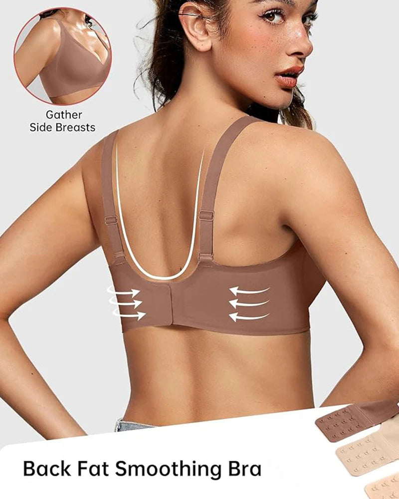 Seamless Wireless Jelly Plunge Bra